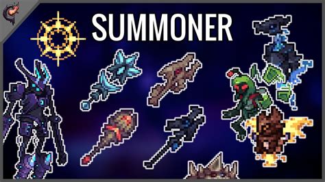 All Summoner Weapons Terraria Calamity Mod Youtube