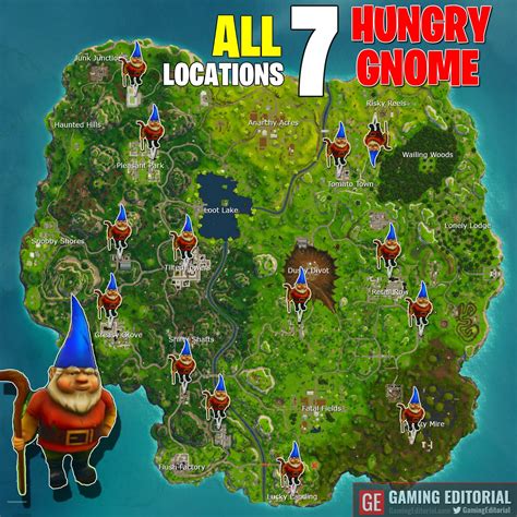 Fortnite Map Homely Hills Gnomes Catty Corner And