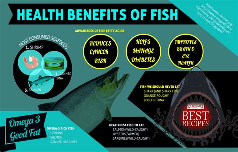 Health Benefits Of Fish Visually