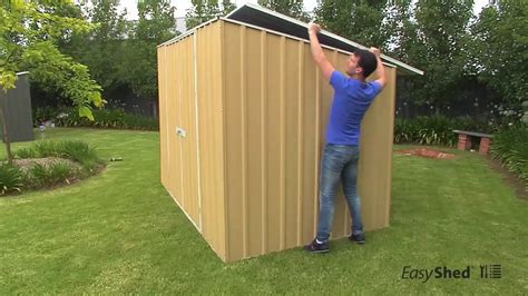 Easyshed Garden Shed Assembly 3m X 19m Skillion Shed Youtube
