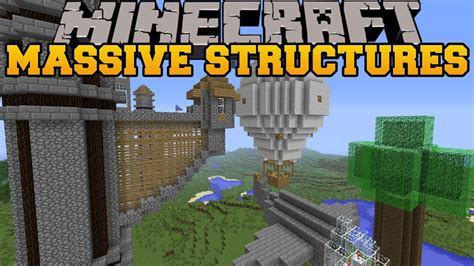 Minecraft Massive Structures Generate Useful Buildings Instant
