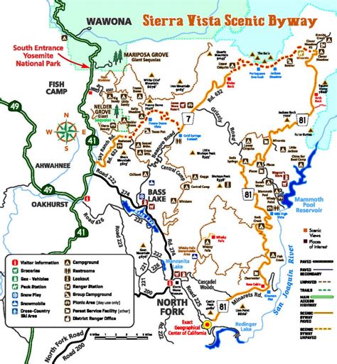 Sierra Vista Scenic Byway Map