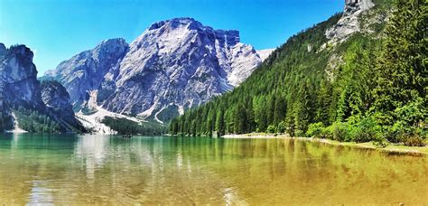 A Breathtaking View Of The Wonderful Lago Di Braies