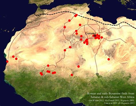 Researchomnia Ancient Trade Between Sub Saharan West Africa And The Romans