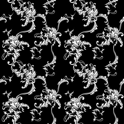 Seamless Vector Background Baroque Pattern 293365 Vector Art At Vecteezy
