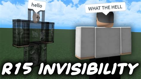Roblox R15 Invisibility Script Working Roblox Exploiting Youtube