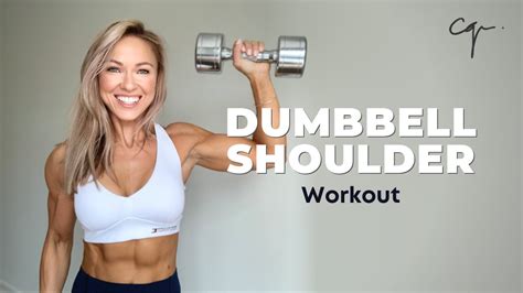 Dumbbell Shoulder Workout At Home Youtube