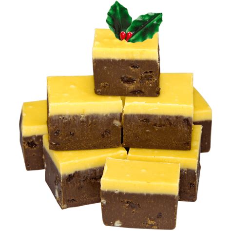 Christmas Pudding Fudge Fudgyboombahs