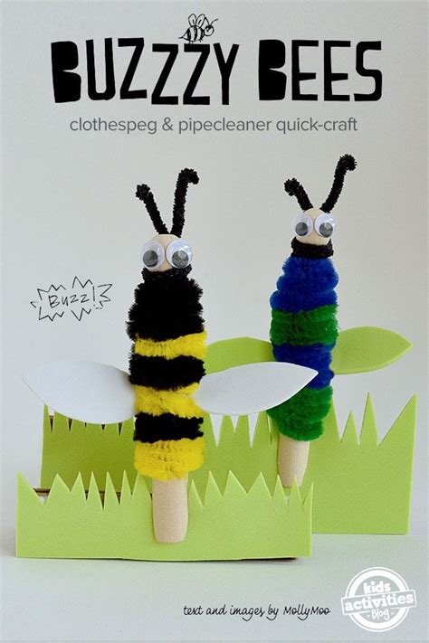 Quick After School Craft For Kids Buzzy Bees Crafts For Kids Craft