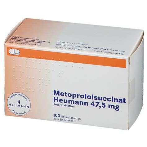 Metoprololsuccinat Heumann Mg St Shop Apotheke Com