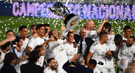 Fotos La Celebración Del Real Madrid Campeón De Laliga 20192020 En