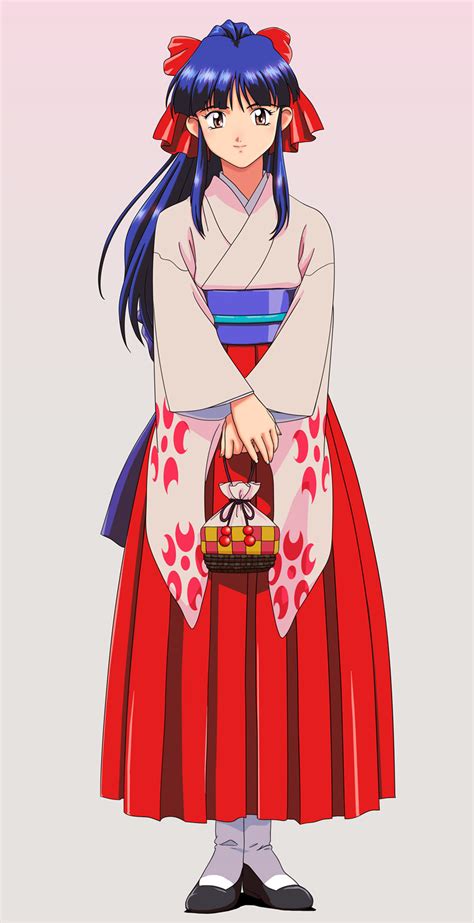 shinguuji sakura sakura taisen highres 00s 1girl black hair japanese clothes kimono