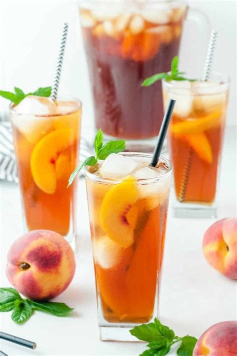 Easy Peach Tea Recipe AtOnce