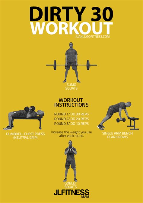 Pin On Dirty Thirty Workout