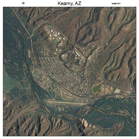 Aerial Photography Map Of Kearny Az Arizona