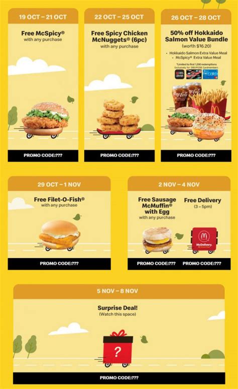 The code has the redemption limit. McDelivery has Promo Codes for FREE McSpicy, Spicy ...