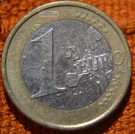 2002 Luxembourg Luxemburg First 1 Euro Coin Very Very Rare Lu1