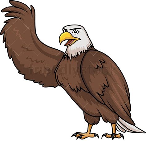 Bald Eagle Cartoon Vector Clipart Friendlystock