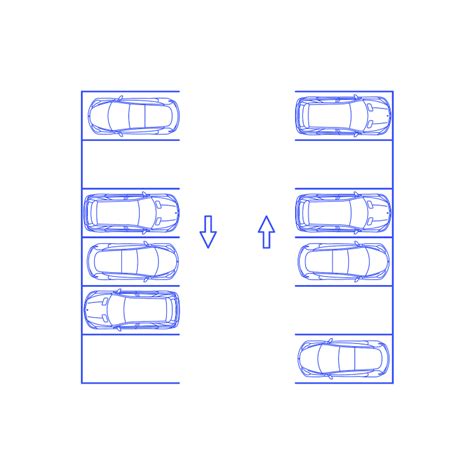 90° Parking Spaces Dimensions And Drawings