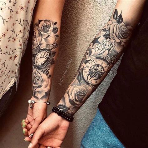 Half Sleeve Tattoo Ideas For Females Forearm