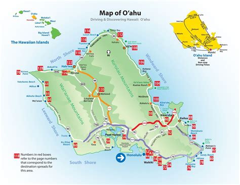 Printable Map Of Oahu