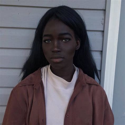 The Most Beautiful Girl With Jet Black Skin Blew Up Instagram Latest