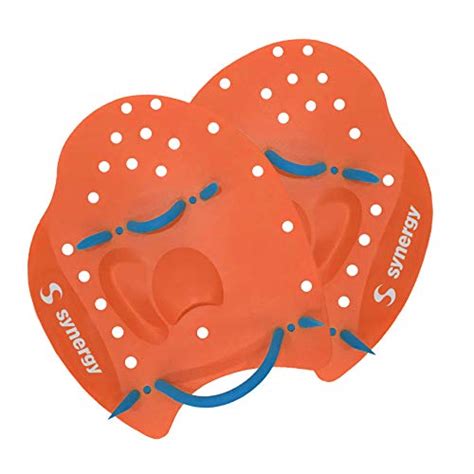 Synergy Hand Paddles For Swim Training Orange Medium Pricepulse