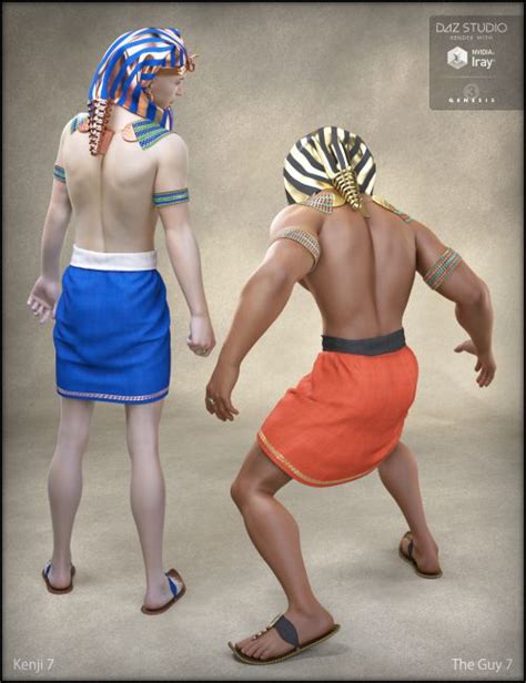 Egyptian Outfit For Genesis Male S D Models For Daz Studio And Poser