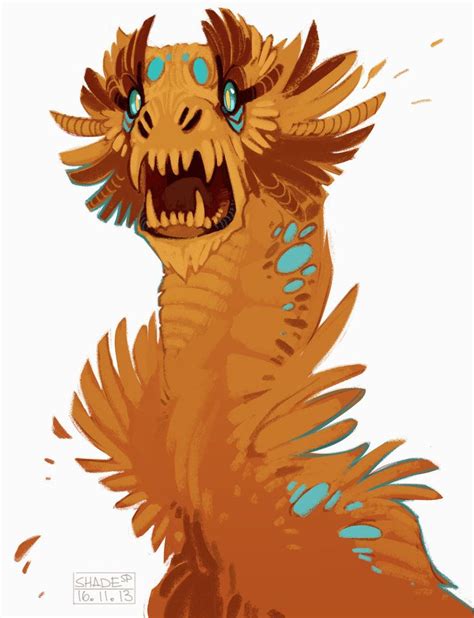Orange By Shade Shypervert On Deviantart Creature Drawings Dragon