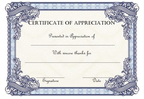 10 Editable Certificate Of Appreciation Templates Free
