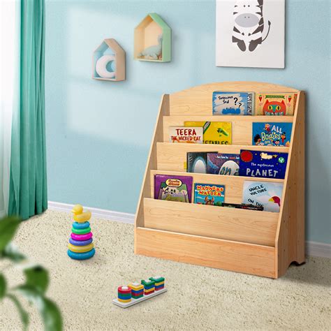Artiss 5 Tier Kids Bookshelf Wooden
