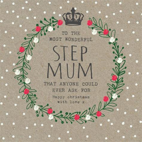 wonderful step mum christmas cards cards greeting cards