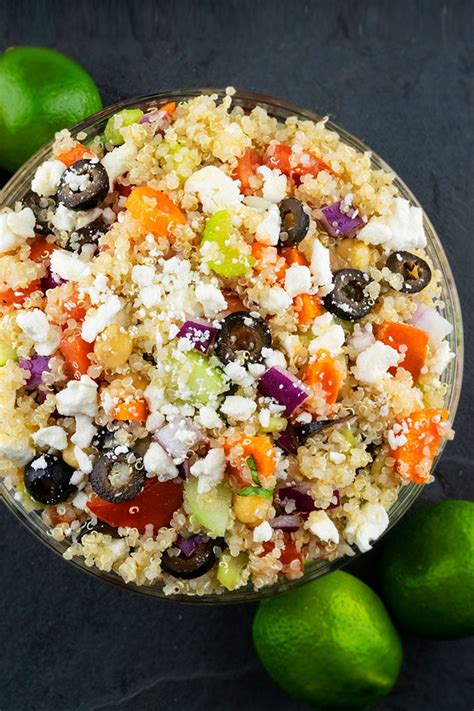 Mediterranean Quinoa Salad One Bowl One Pot Recipes