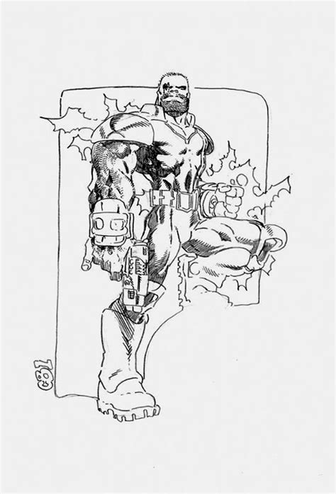 X Men Character Design BISHOP Comic Art For Sale By Artist Chris Bachalo At Romitaman Com