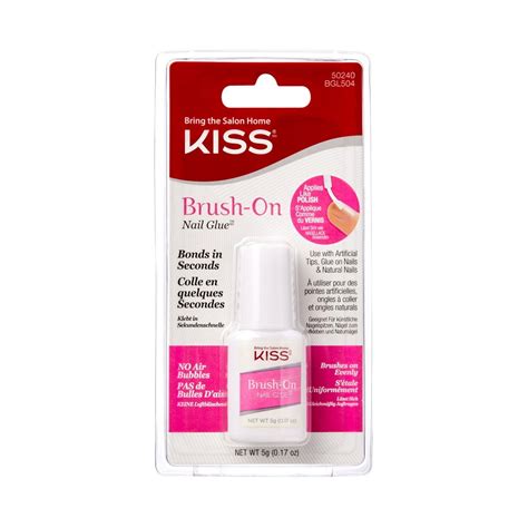 Kiss Brush On Nail Glue 17 Fl Oz