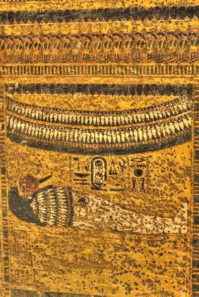 mural of king tut s body tomb of tutankhamun kv62 stockphoto 28778349 panthermedia billedbureau