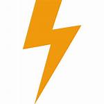 Lightning Bolt Transparent Icon Clipart Silhouette Clip