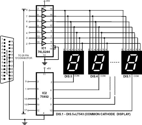 Seven Segment Led Display Circuit Diagram