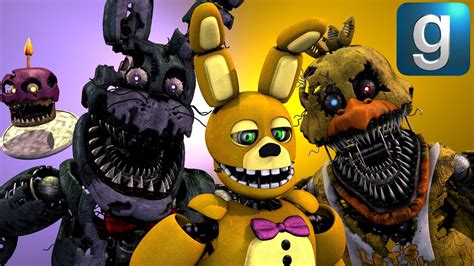 Gmod FNAF Review Brand New Spring Bonnie V And Nightmare S Awaken Pill Pack YouTube
