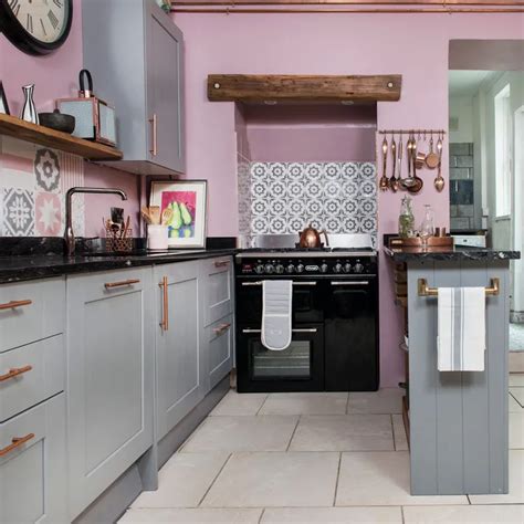 Pink Kitchen Ideas From Cabinets In Soft Blush And Powder Pinks To