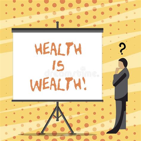 Text Sign Showing Health Is Wealth Conceptual Photo Being In Good