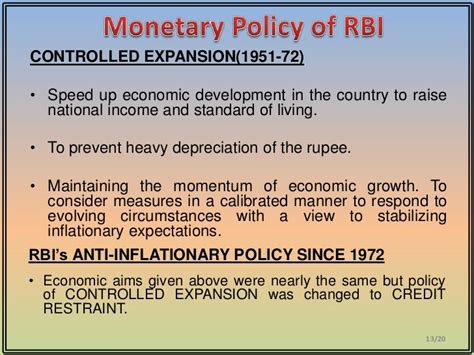 Rbi And Its Monetary Policy