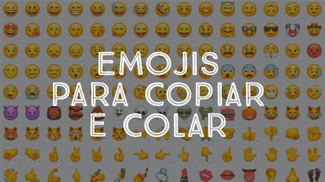Todos Os Emojis Para Copiar E Colar Clique E Copie
