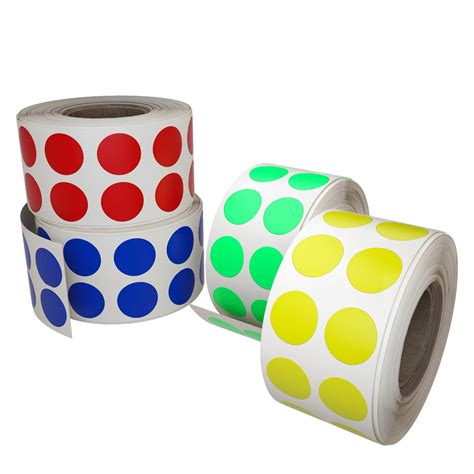 Buy Royal Green Color Code Stickers Dots Labeling Colored Labels