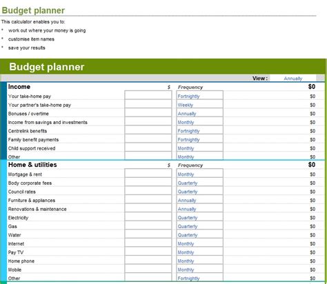 19 Free Household Budget Templates Ms Office Documents