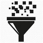Icon Data Analysis Funnel Filter Analytics Digital