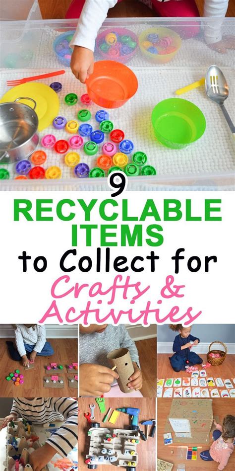 The Top 14 Recyclable Items To Collect For Crafts And Activities