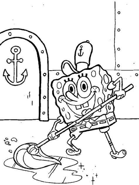 coloring pages  spongebob squarepants animated cartoons spongebob   print