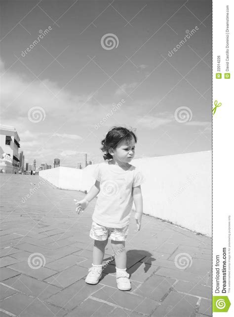 Sad Baby In A Corridor Stock Photo Image Of Child Alone 22014226