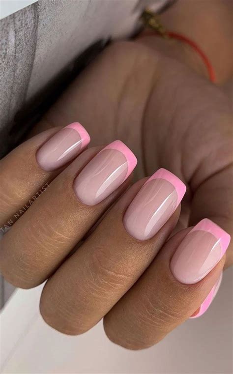 French Tip Acrylic Nails French Manicure Nails Acrylic Nails Coffin